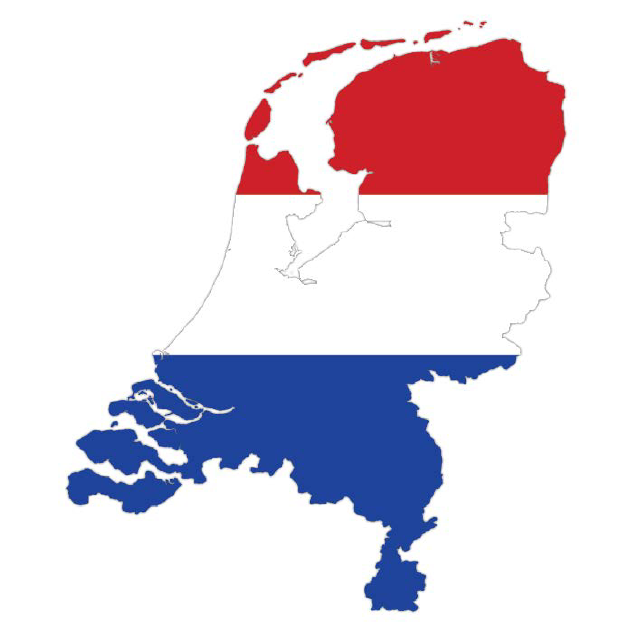 Kaart Nederland 